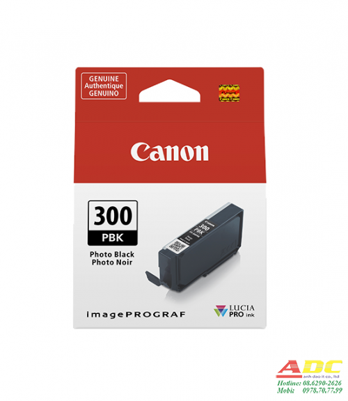 Mực in Canon PFI-300 Photo Black Ink Cartridge (4193C001)